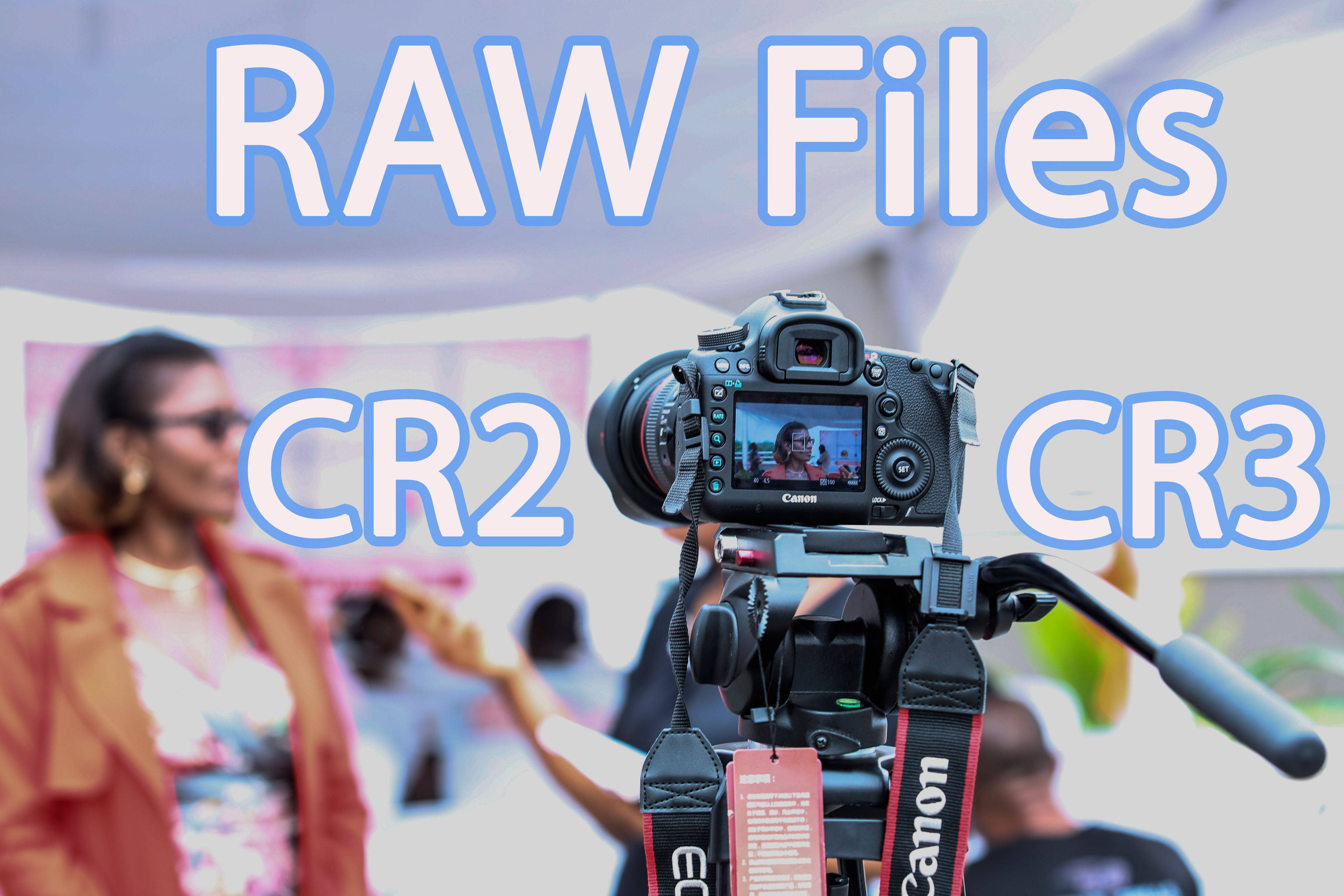 Canon CR2 en CR3 RAW-bestanden om te converteren..
