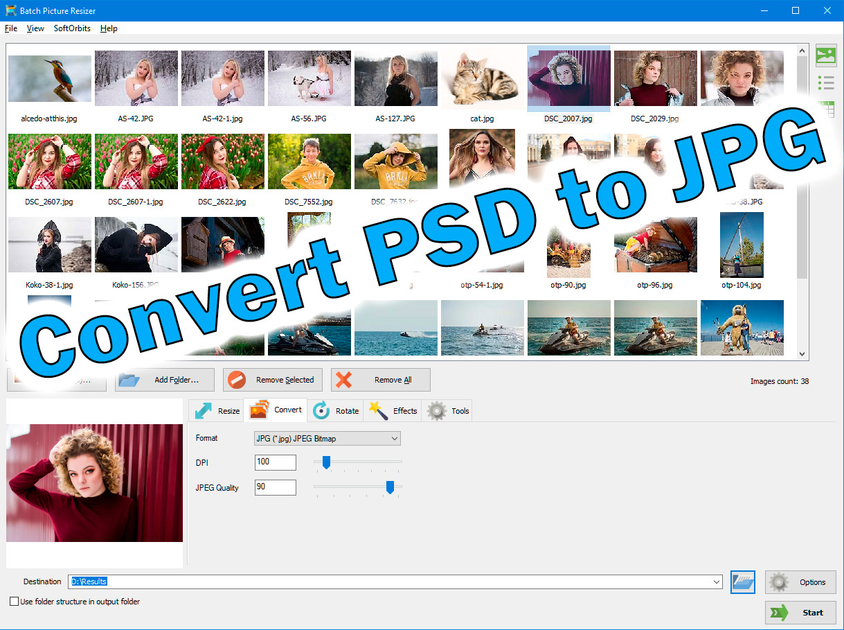 convert image to psd