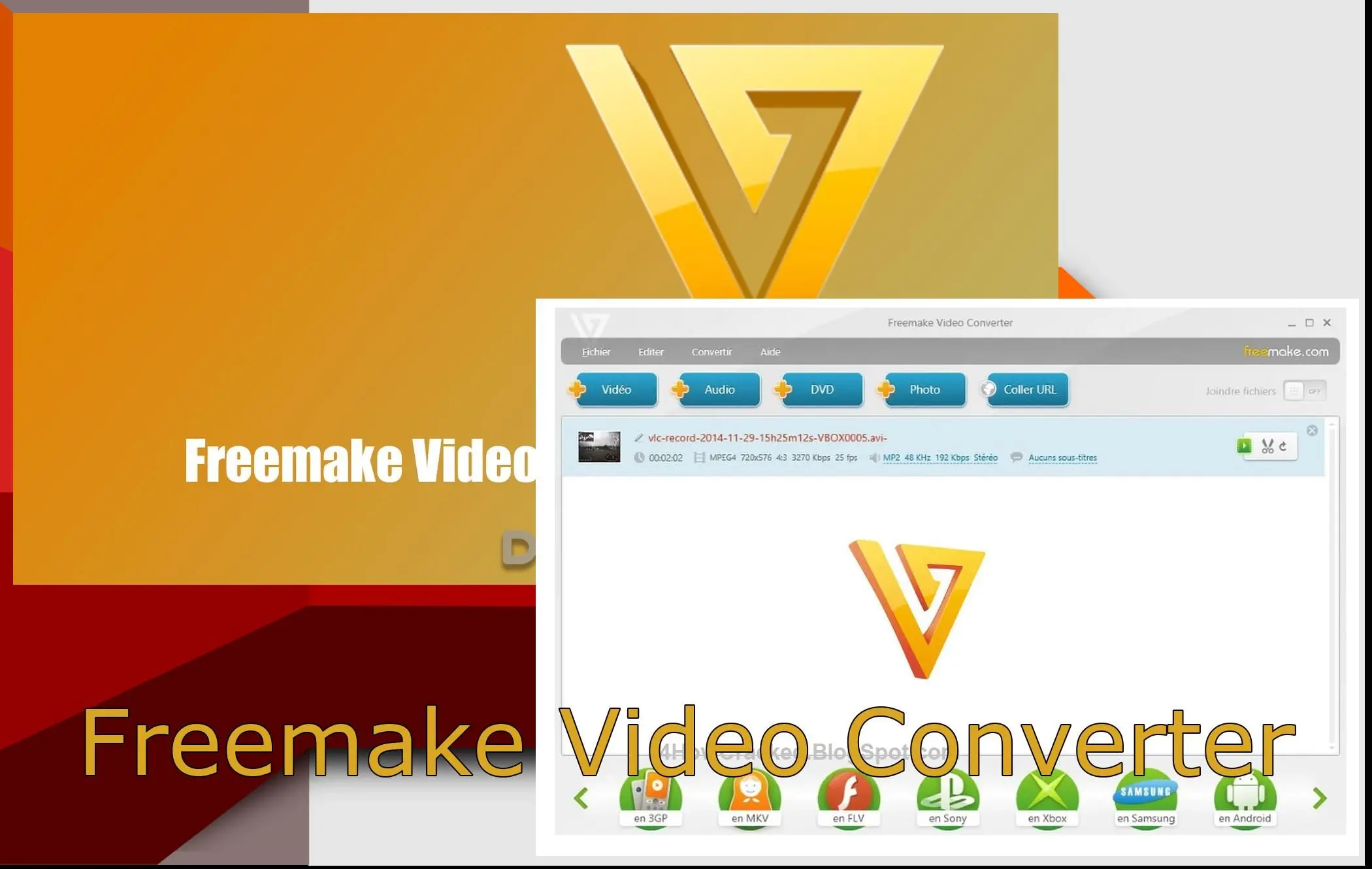 Freemake bewerkingsoftware..