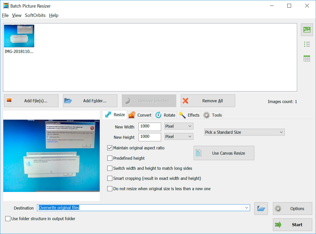 App om meerdere foto