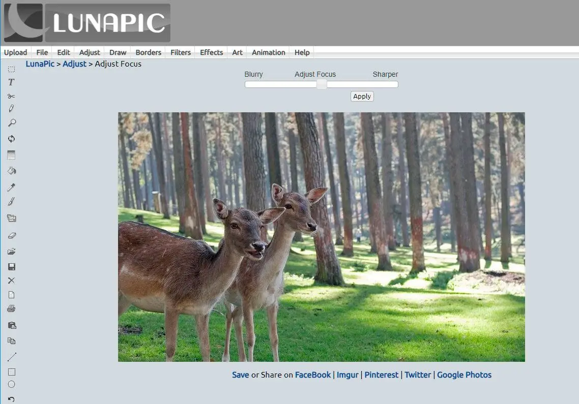 Open website..
