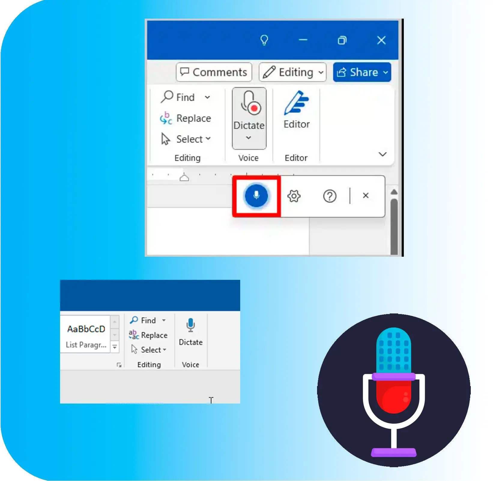 SayOnce - Voice Dictation Software Schermafbeelding.