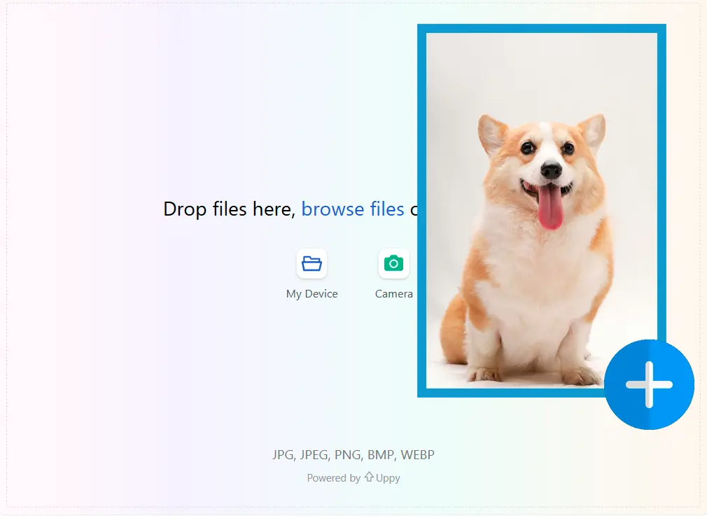 Upload uw afbeelding.
