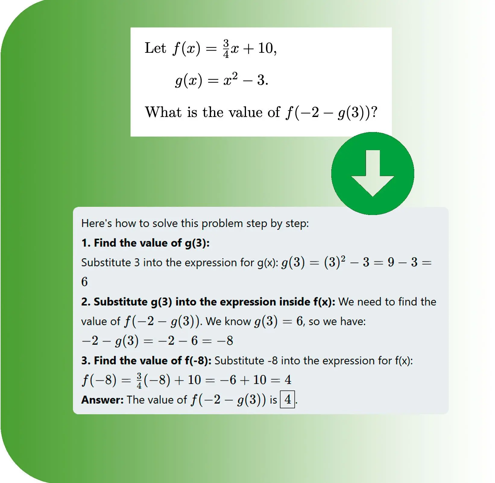 Stapsgewijze Wiskunde Oplosser.
