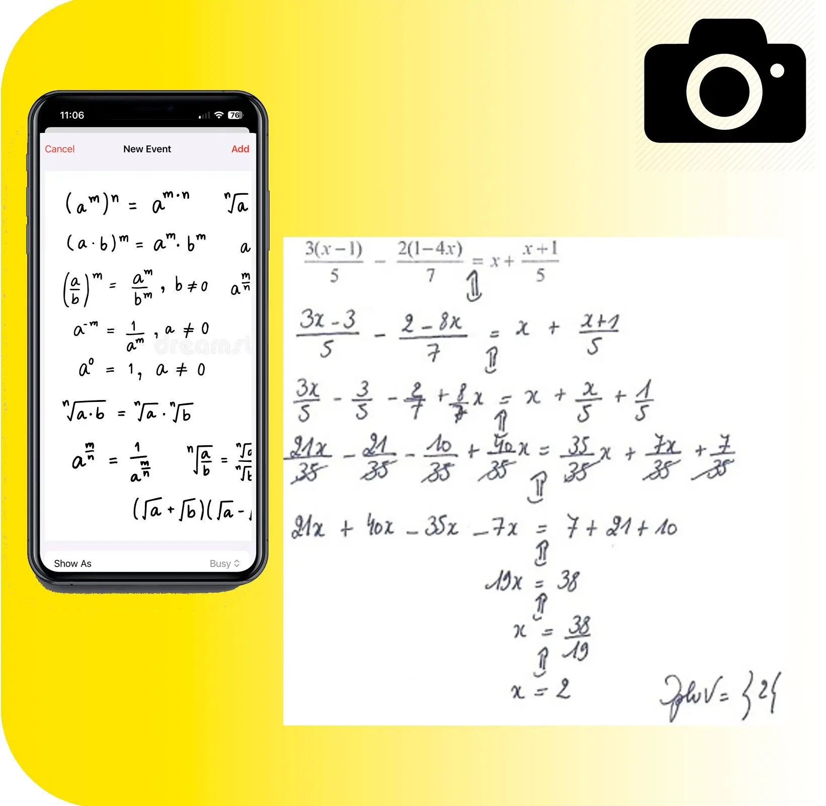 Neem gewoon een foto of screenshot.