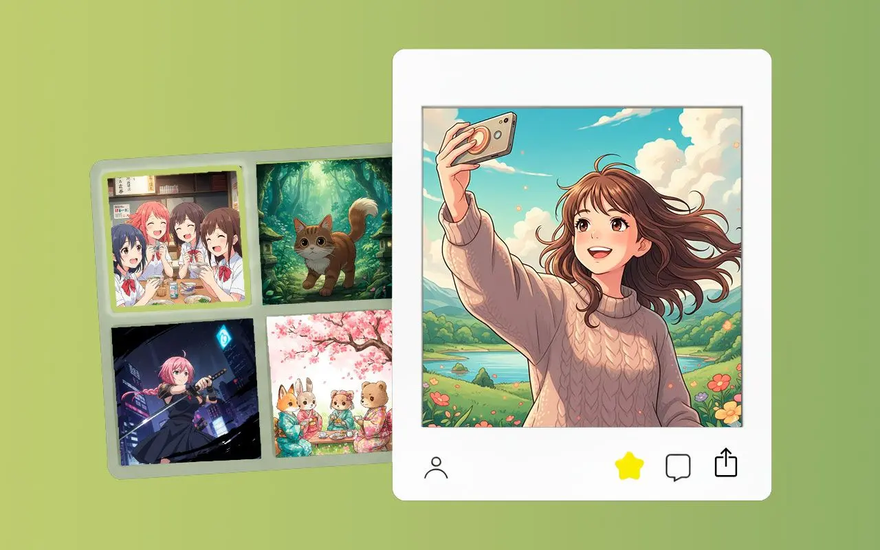 Creëer Alles Wat U Zich Kunt Voorstellen: Creëer Anime Foto