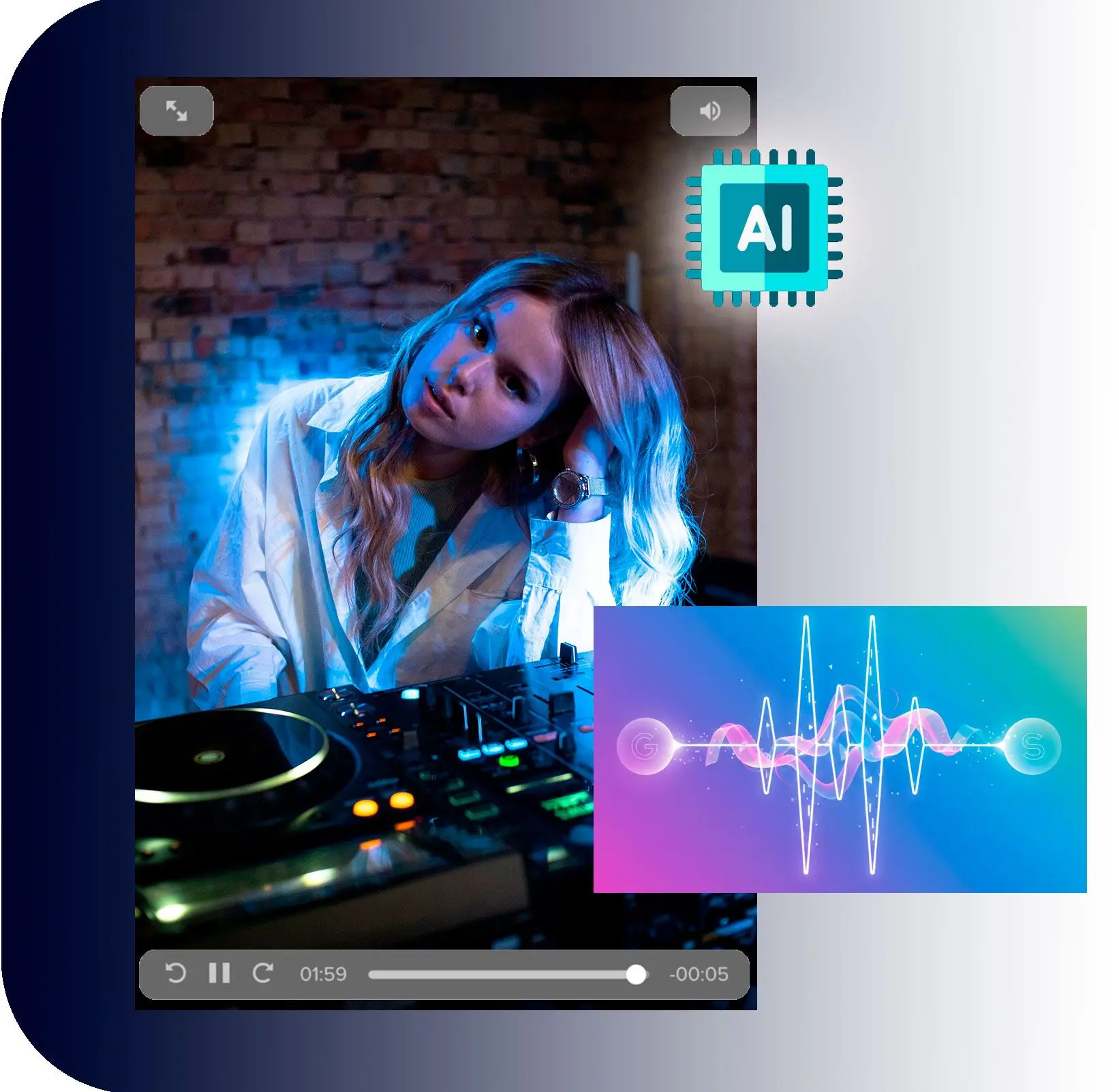 Gesynchroniseerde audiogeneratie.