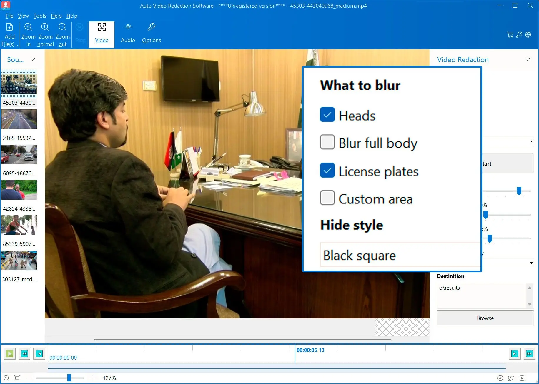 Kies Wat te Redigeren.