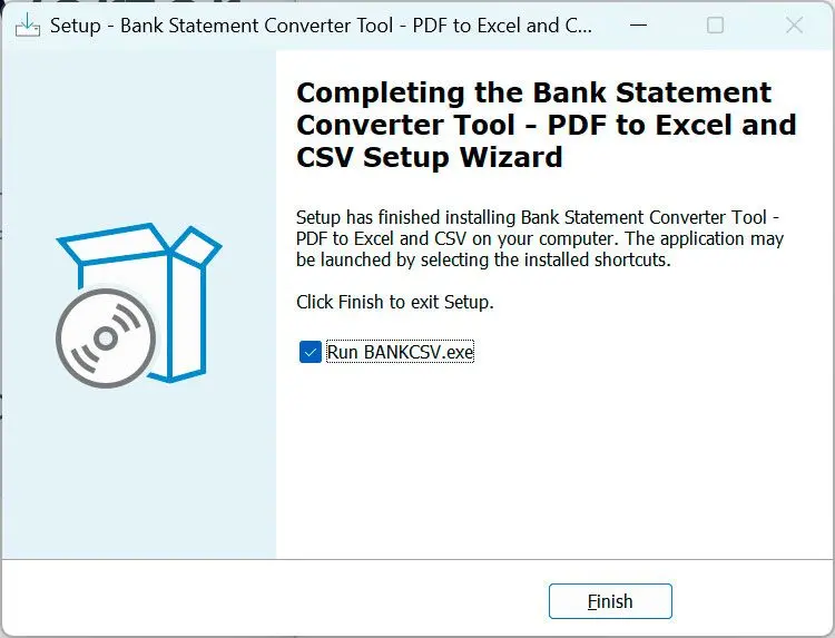 Installeer de software direct op de computer waar de afschriften staan.