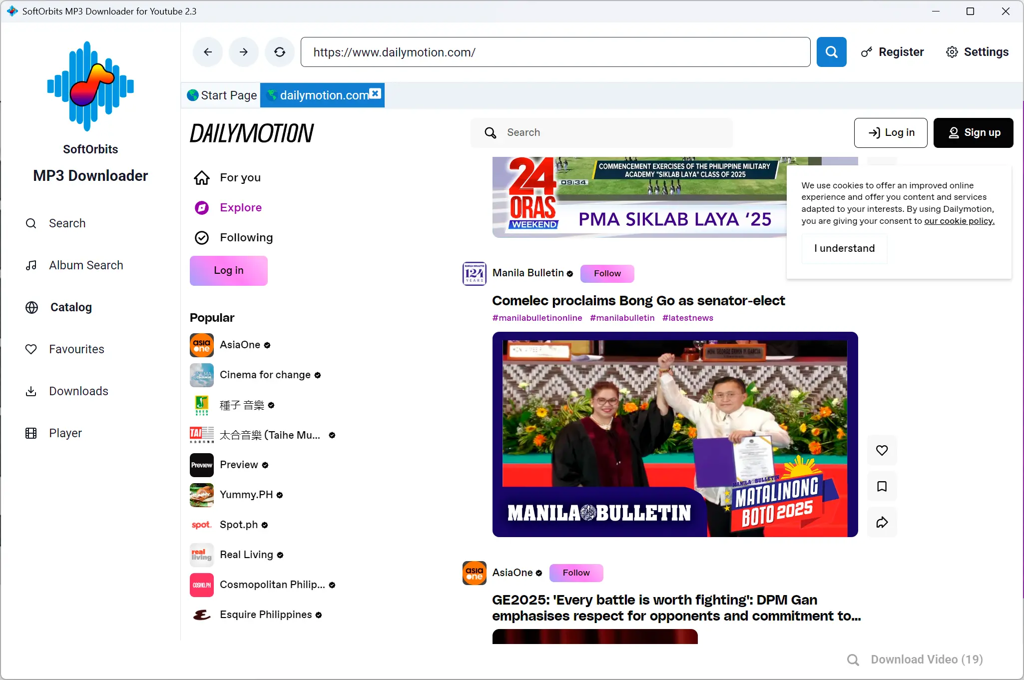 MP3 Downloader for Youtube: Schermafbeelding.