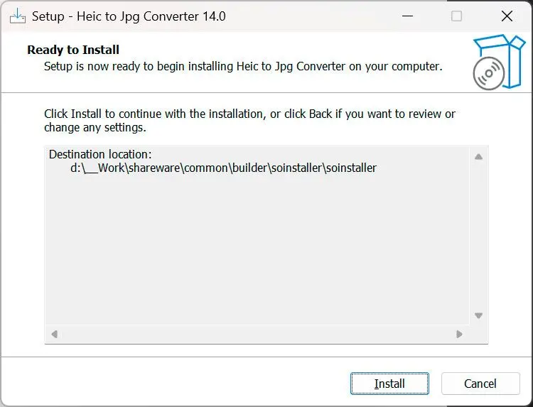 Download en installeer de HEIF-conversiesoftware.