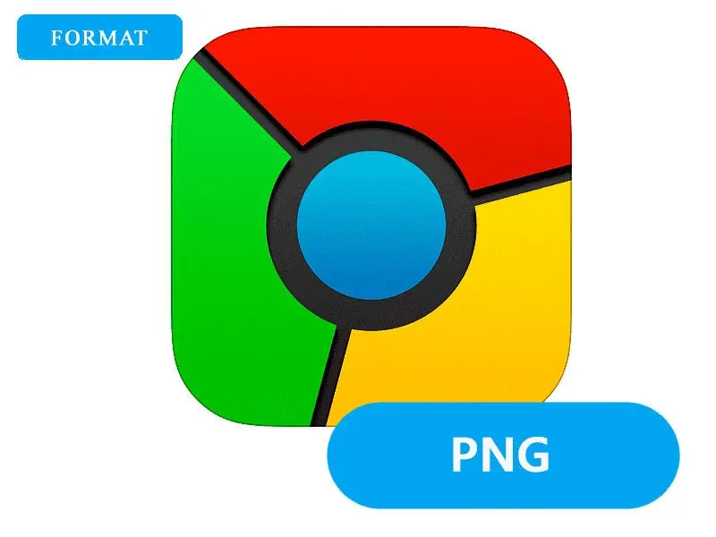 Kies PNG-uitvoerformaat.