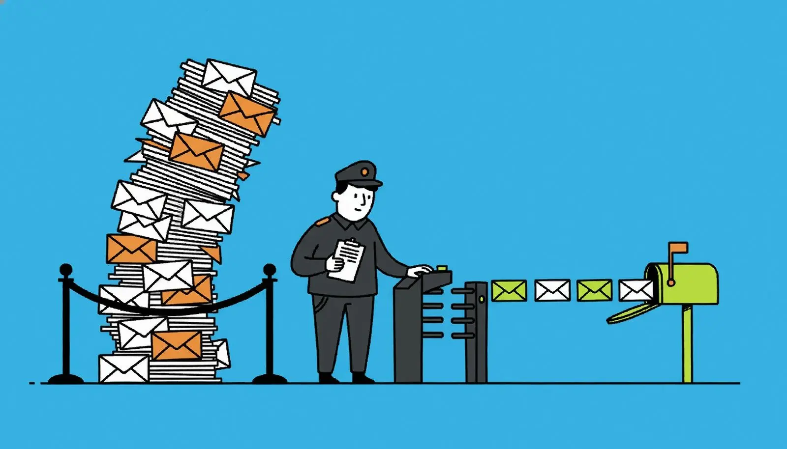 Probeer het eerst uit op uw eigen mailbox.