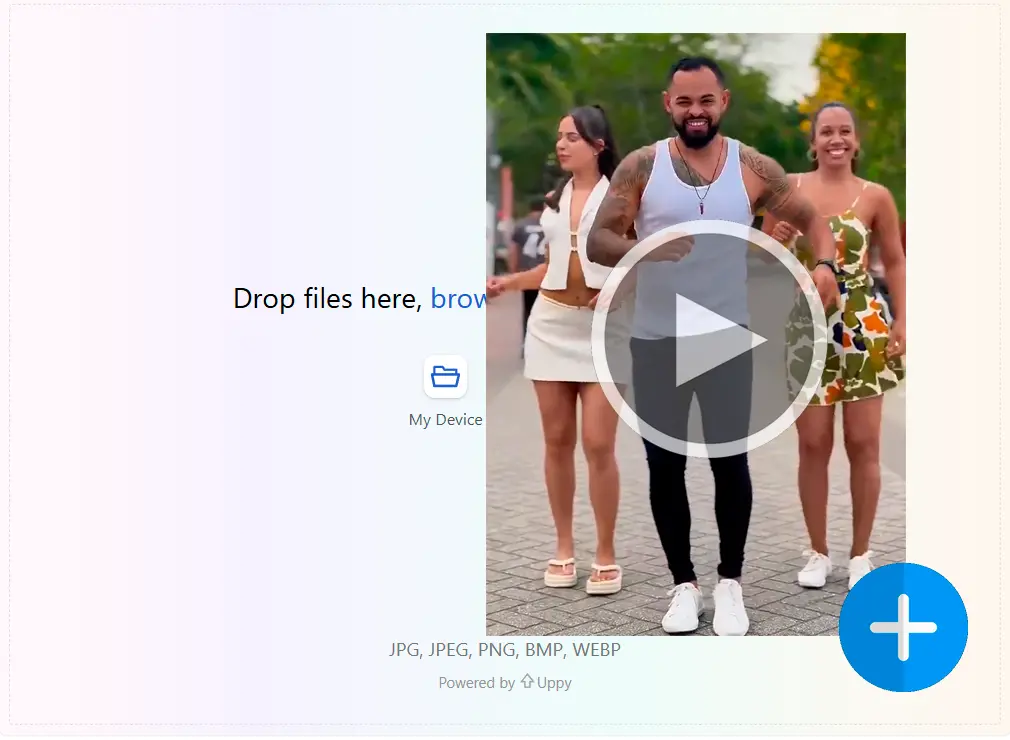 Upload een Bewegingsvideo.