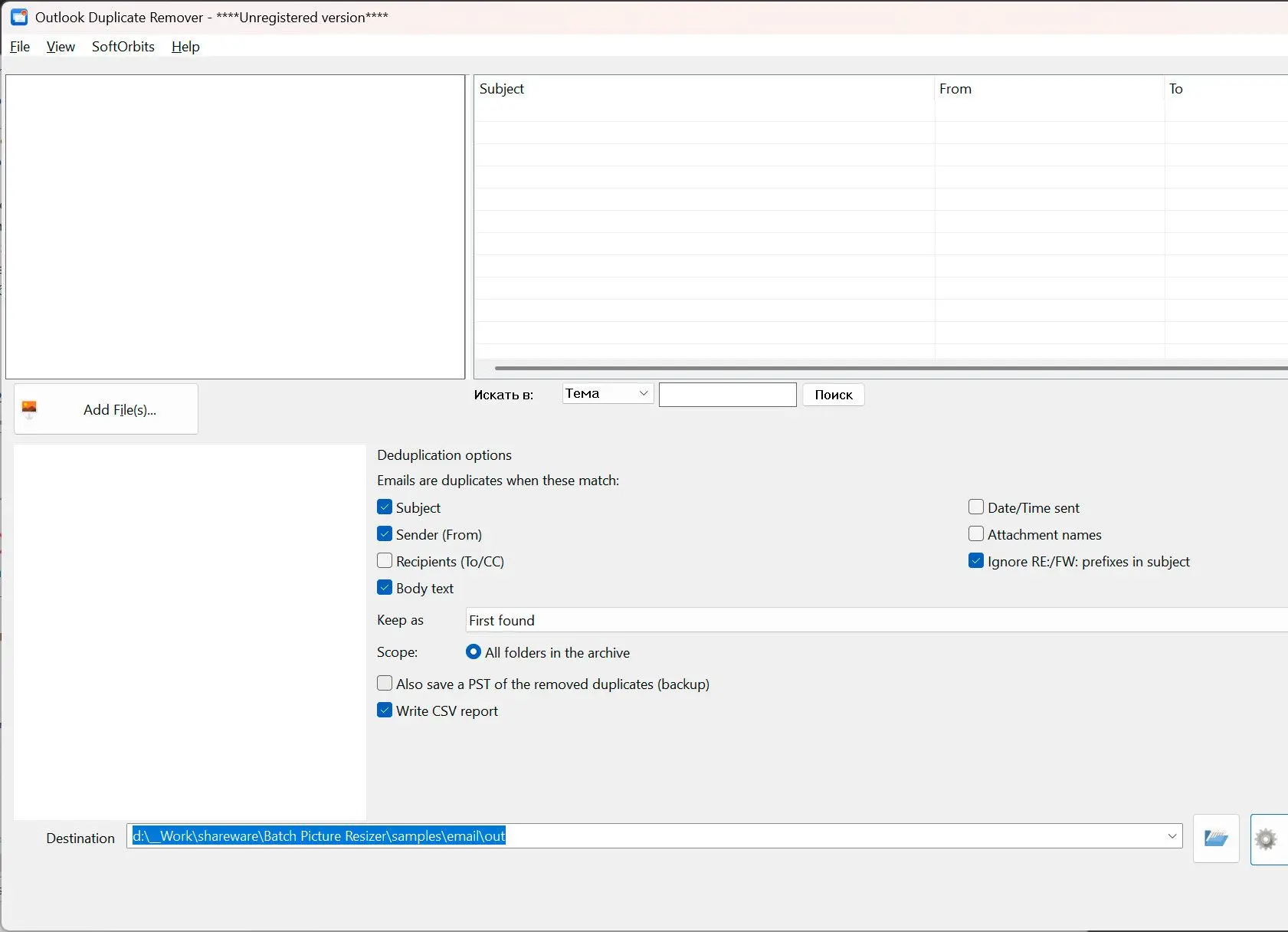 Open uw PST of OST.