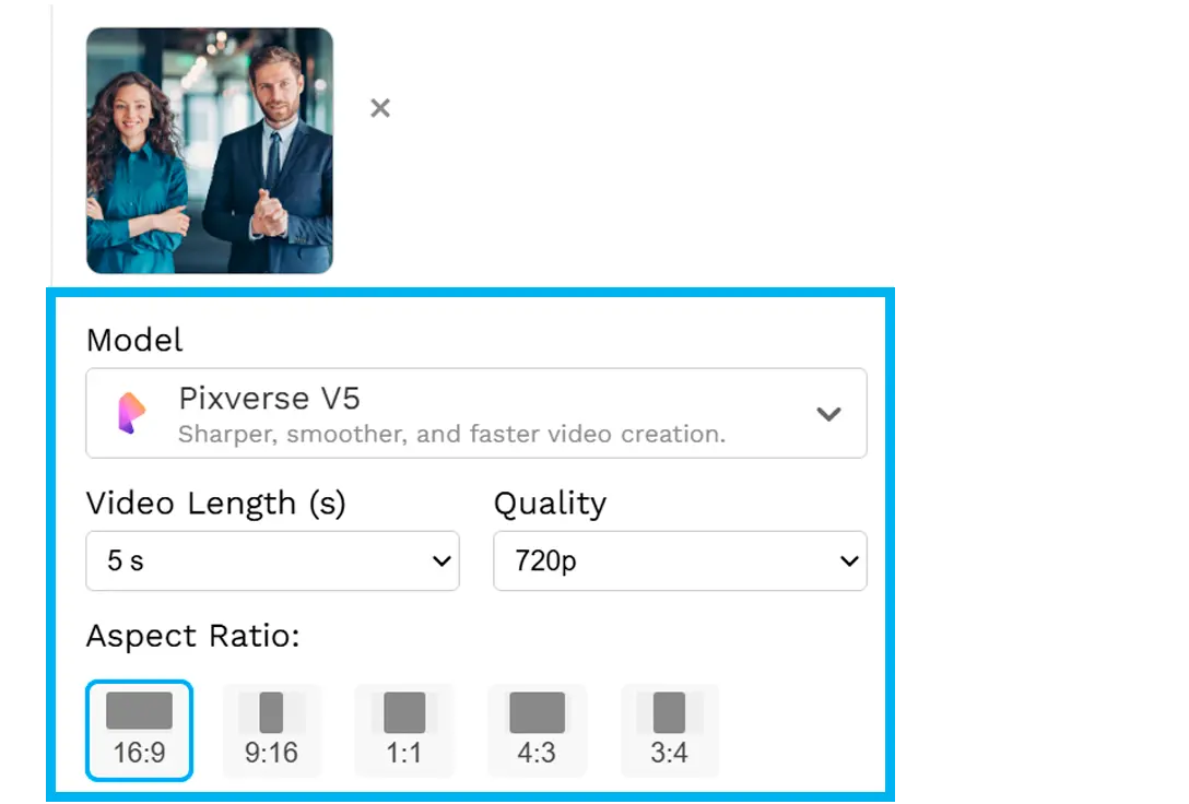 Controleer de beschikbare opties..