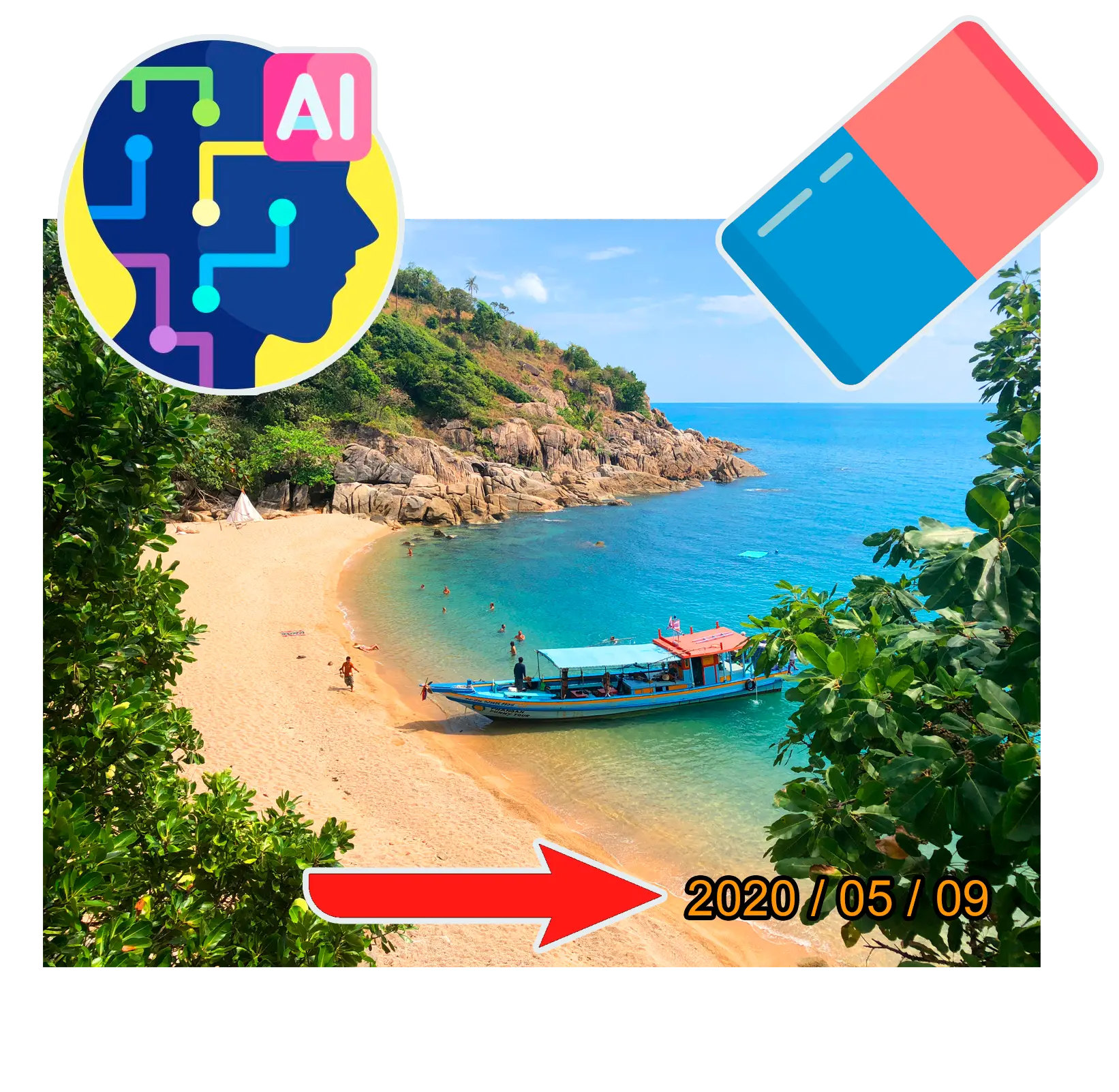 Krachtige AI Watermerk Detectie.