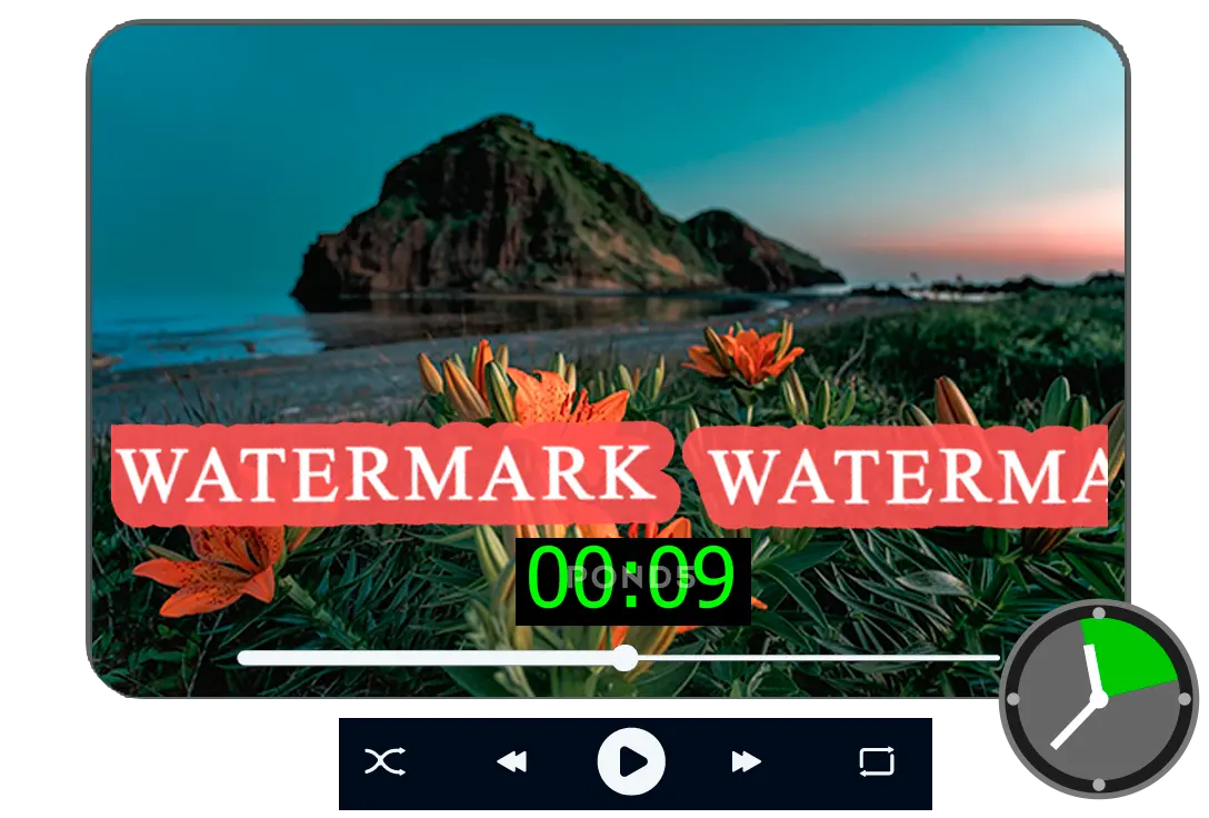 Voor Verdwijnende Watermerken, Stel Tijdsintervallen In.