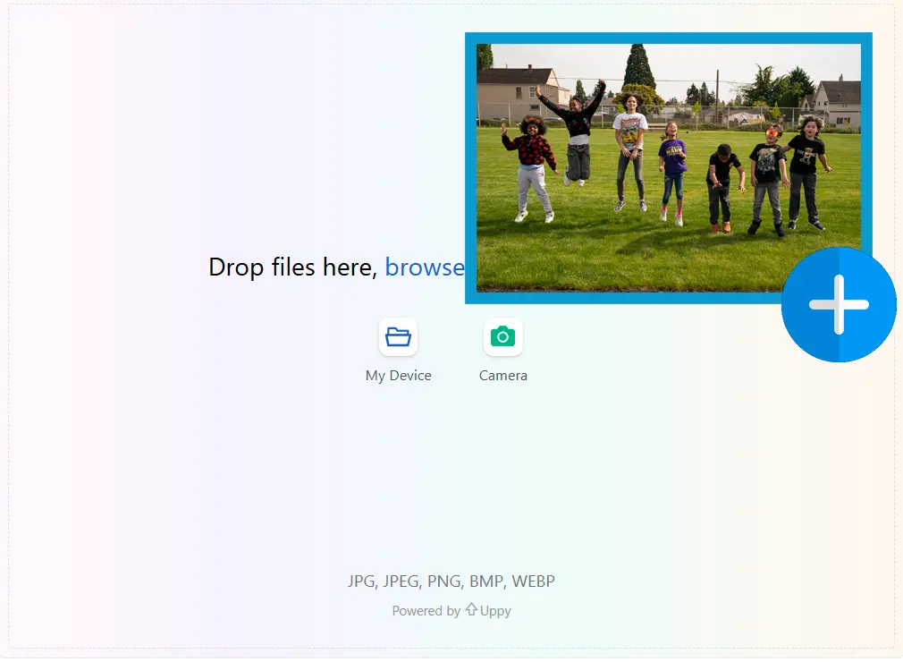 Upload een Referentie Afbeelding.