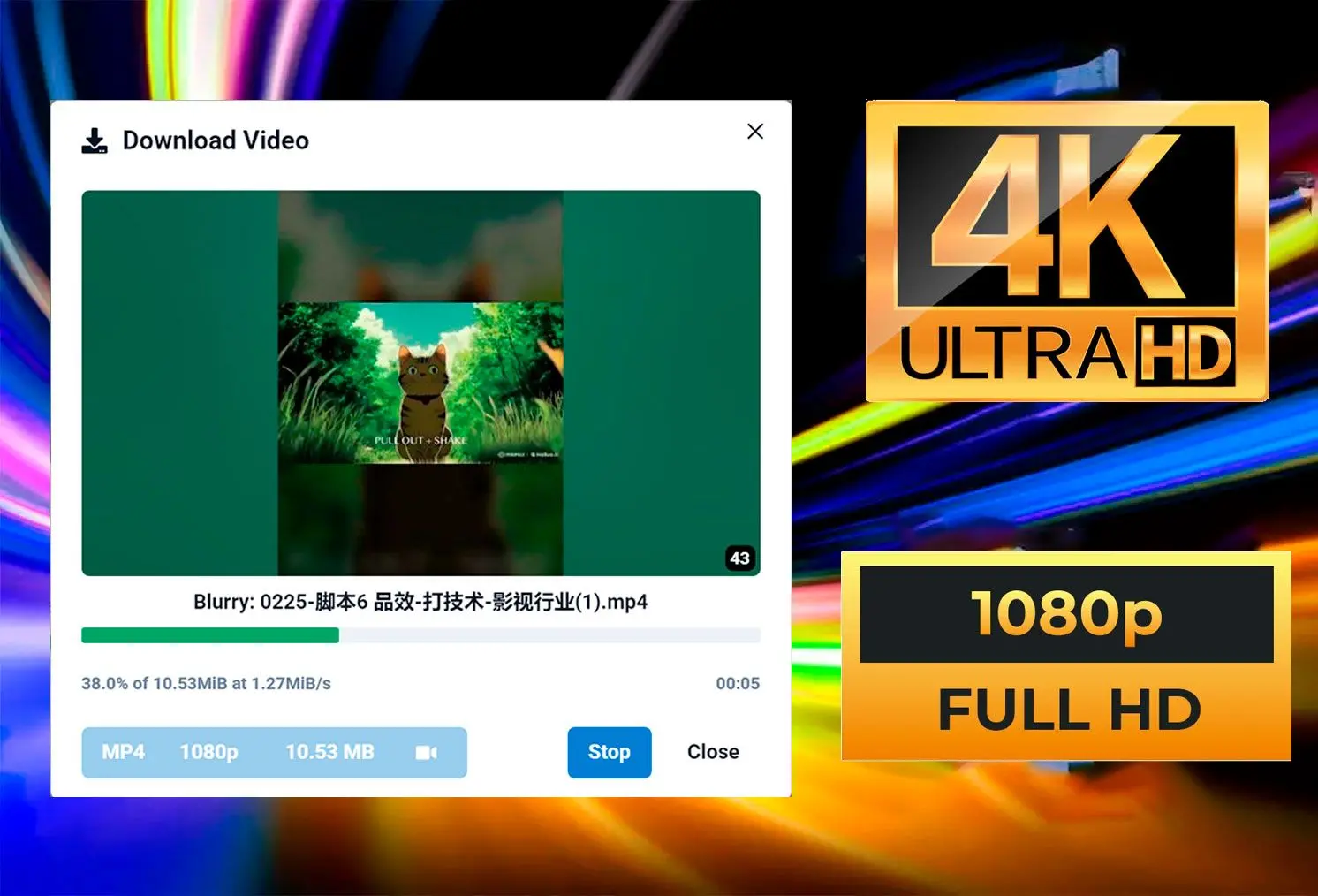 HD- en 4K-kwaliteit.